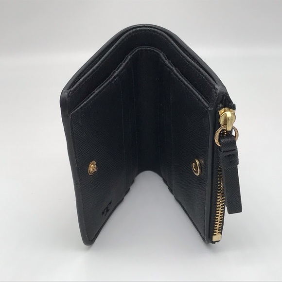 EUC TORY BURCH ROBINSON BLACK WALLET - Picture 13 of 16